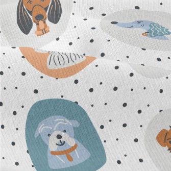 Hand Drawn American Dog Portra Modern Jersey