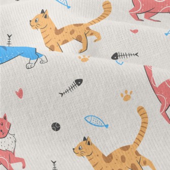 Colorful American Style Cat Modern Jersey