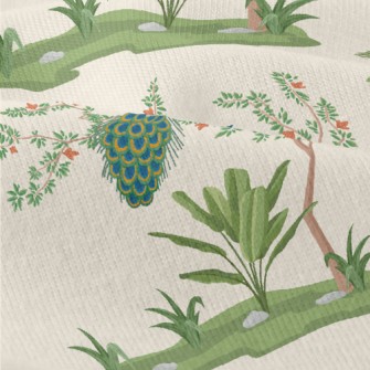 Fine Chinese Style Peacock Modern Jersey