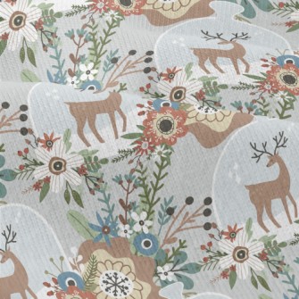 Colorful Flowers And Elk Bottl Modern Jersey