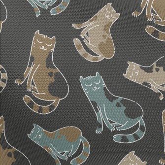 White Line Cat Pongee