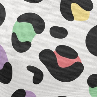 Colorful Leopard Print Pongee