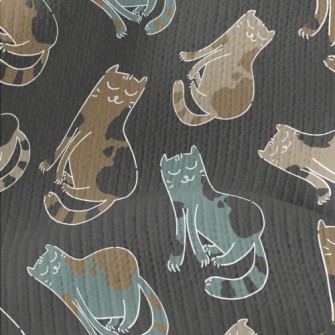 White Line Cat Stretch Jersey