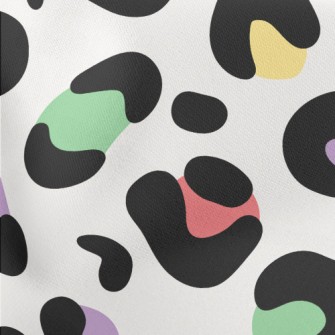 Colorful Leopard Print Lightweight Cotton Poplin