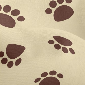 Brown Dog Footprints Lightweight Performance Linen