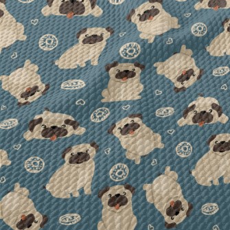 Funny Pug Birdseye Piqué