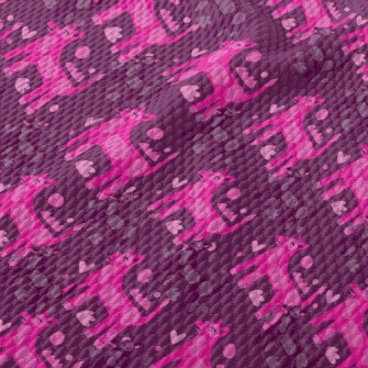 Cartoon Vicious Hound Birdseye Piqué