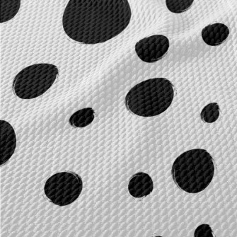 Dalmatian Pattern Birdseye Piqué