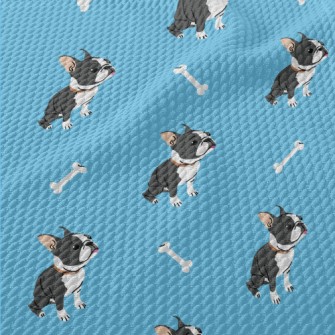 Cute Black And White French Bu Birdseye Piqué