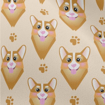 Heart Nose Corgi Chiffon