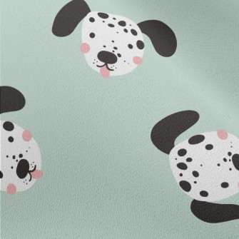 Cartoon Cute Dalmatian Chiffon