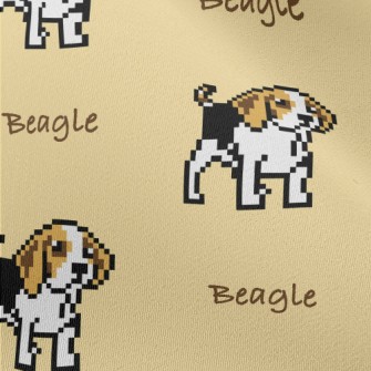 Pixel Beagle Chiffon
