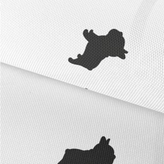 Cute French Bulldog Silhouette Waterproof Oxford
