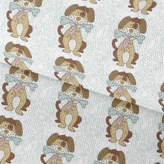 Hand Drawn Happy Mix Waterproof Oxford