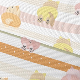 Colored Cat Butt Waterproof Oxford