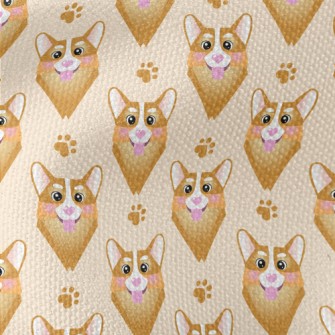 Heart Nose Corgi Waterproof Canvas