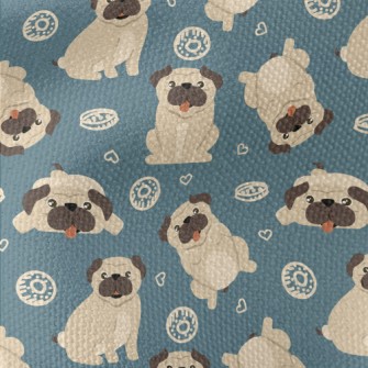 Funny Pug Waterproof Canvas
