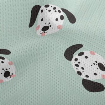 Cartoon Cute Dalmatian Athletic Mesh Flat Back
