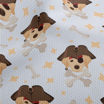 Pirate Labrador Athletic Mesh Flat Back