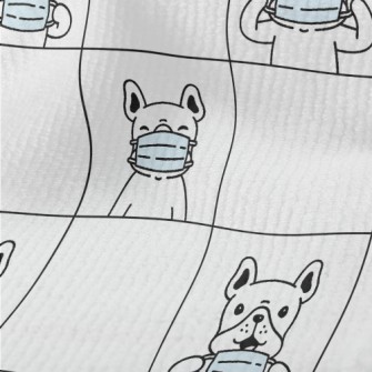 French Bulldog Wearing Mask To Terry
