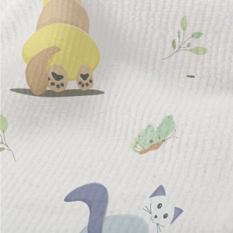 Cat And Butterfly Terry