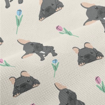 Black Pet French Bulldog Performance Linen