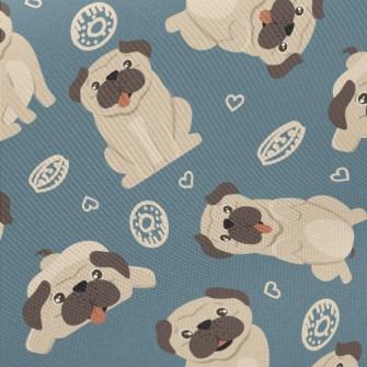 Funny Pug Twill