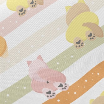 Colored Cat Butt Twill