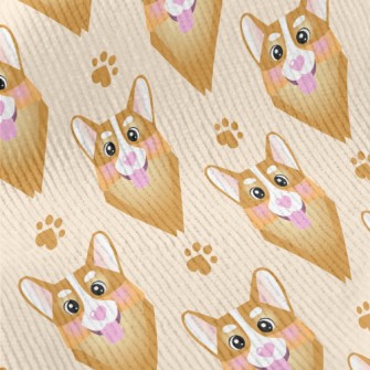 Heart Nose Corgi Standard Corduroy