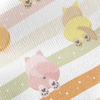 Colored Cat Butt Standard Corduroy