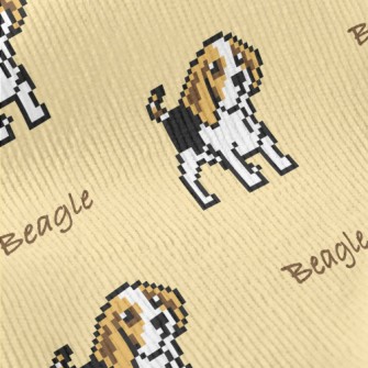 Pixel Beagle Standard Corduroy