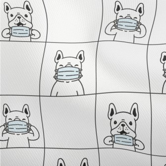 French Bulldog Wearing Mask To Dobby