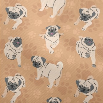 Pug In Different Actions Dobby