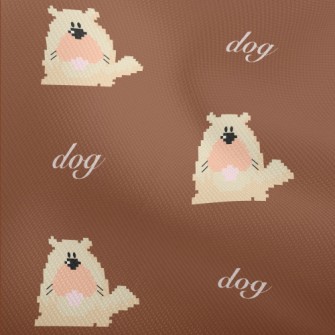 Pixel Cartoon Dog Dobby