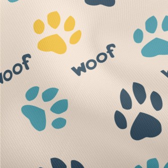 Colored Dog Paw Prints Dobby