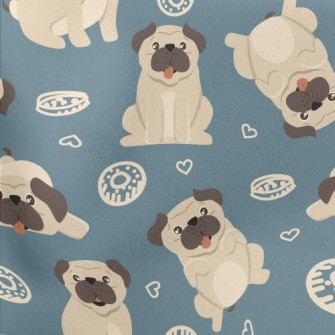 Funny Pug Stretch Ponte