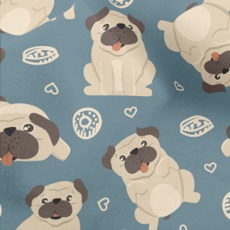 Funny Pug Micro Fleece