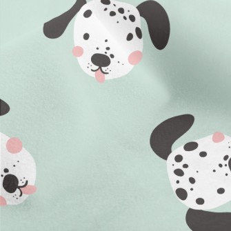 Cartoon Cute Dalmatian Micro Fleece