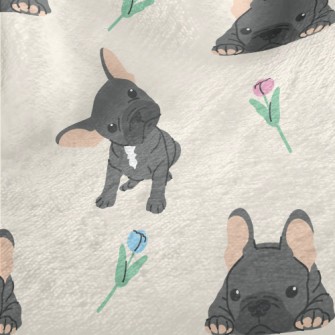 Black Pet French Bulldog Minky