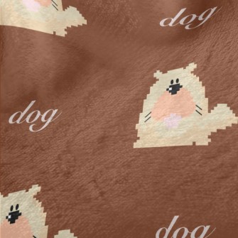 Pixel Cartoon Dog Minky