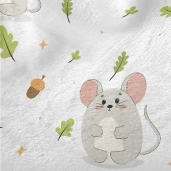 Wild Mice And Acorns Minky