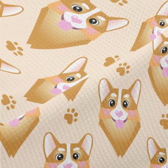 Heart Nose Corgi Piqué