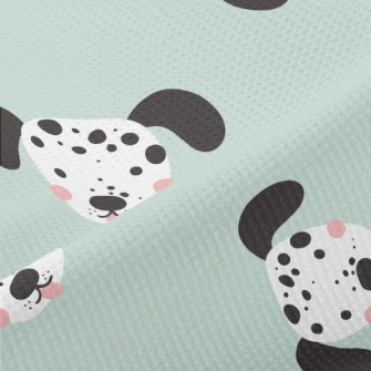 Cartoon Cute Dalmatian Piqué