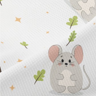 Wild Mice And Acorns Piqué