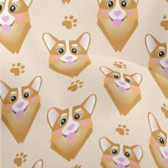 Heart Nose Corgi Lightweight Performance Linen