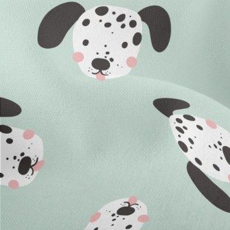 Cartoon Cute Dalmatian Lightweight Performance Linen