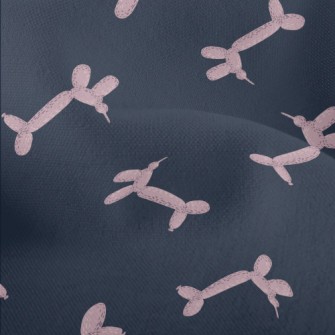Pink Balloon Dog Lightweight Performance Linen