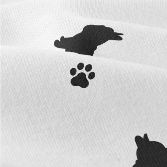 Cute French Bulldog Silhouette Modern Jersey