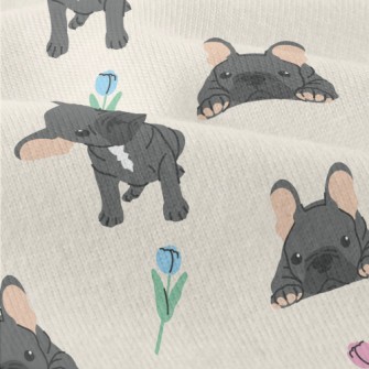 Black Pet French Bulldog Modern Jersey