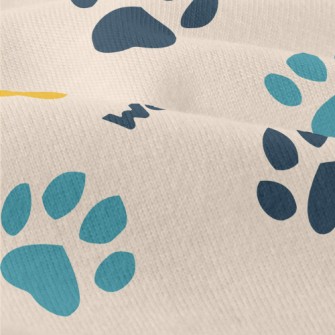 Colored Dog Paw Prints Modern Jersey